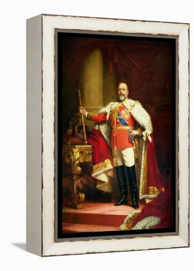 King Edward Vii, 1902-Sir Samuel Luke Fildes-Framed Premier Image Canvas