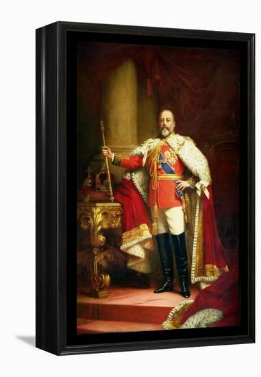 King Edward Vii, 1902-Sir Samuel Luke Fildes-Framed Premier Image Canvas