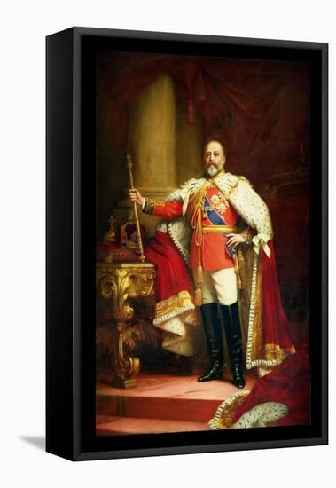 King Edward Vii, 1902-Sir Samuel Luke Fildes-Framed Premier Image Canvas