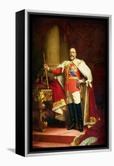 King Edward Vii, 1902-Sir Samuel Luke Fildes-Framed Premier Image Canvas