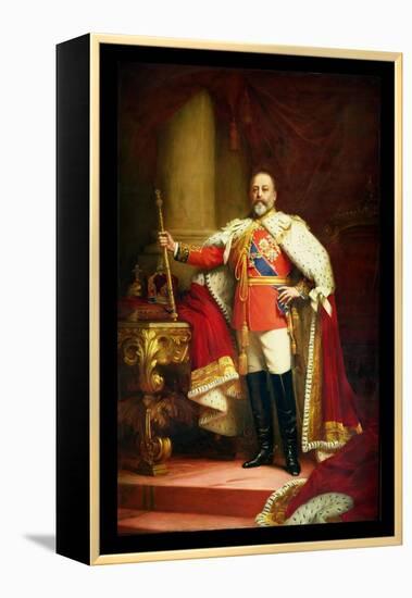 King Edward Vii, 1902-Sir Samuel Luke Fildes-Framed Premier Image Canvas