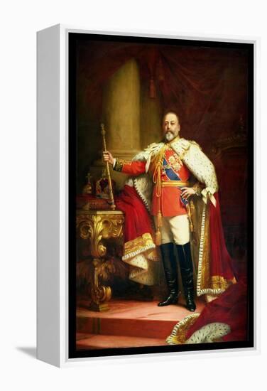 King Edward Vii, 1902-Sir Samuel Luke Fildes-Framed Premier Image Canvas