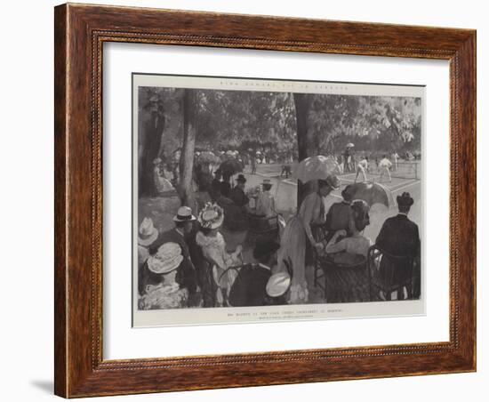 King Edward VII in Germany-Amedee Forestier-Framed Giclee Print