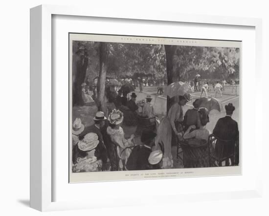 King Edward VII in Germany-Amedee Forestier-Framed Giclee Print