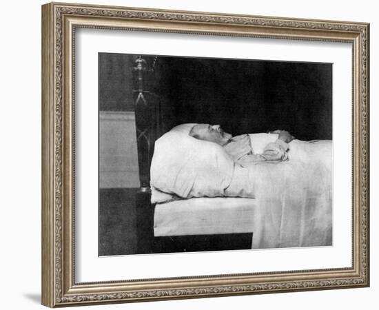 King Edward VII, in His Last Sleep, 1910-Downey-Framed Giclee Print