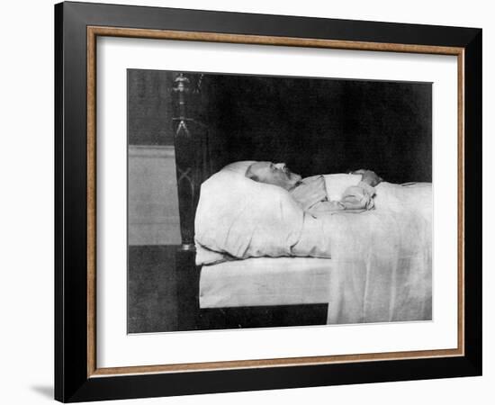 King Edward VII, in His Last Sleep, 1910-Downey-Framed Giclee Print