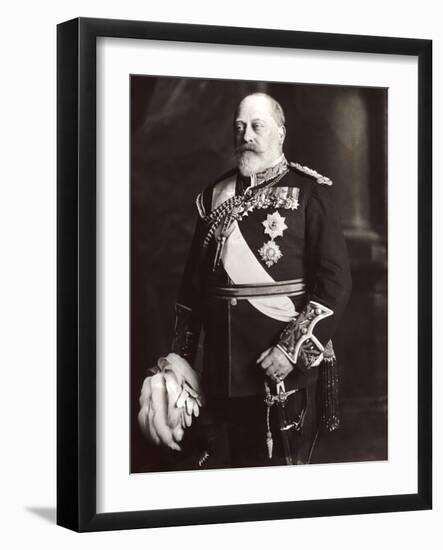 King Edward VII of England-James Lafayette-Framed Giclee Print