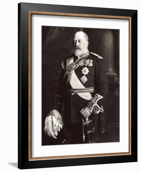 King Edward VII of England-James Lafayette-Framed Giclee Print