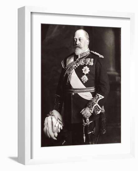 King Edward VII of England-James Lafayette-Framed Giclee Print