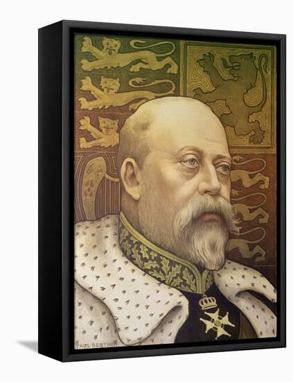 King Edward Vii-Paul Berthon-Framed Premier Image Canvas