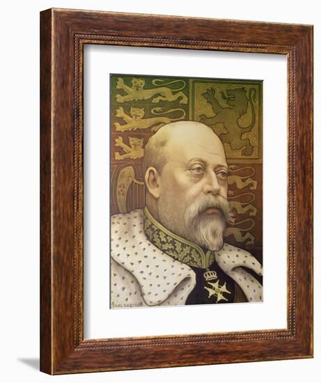 King Edward Vii-Paul Berthon-Framed Giclee Print