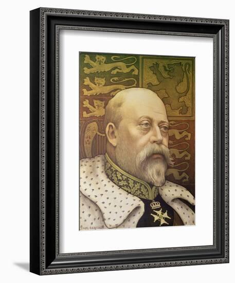 King Edward Vii-Paul Berthon-Framed Giclee Print