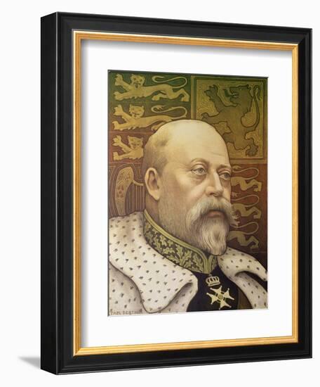 King Edward Vii-Paul Berthon-Framed Giclee Print