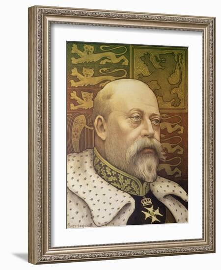 King Edward Vii-Paul Berthon-Framed Giclee Print