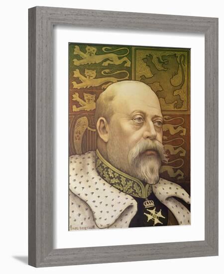 King Edward Vii-Paul Berthon-Framed Giclee Print