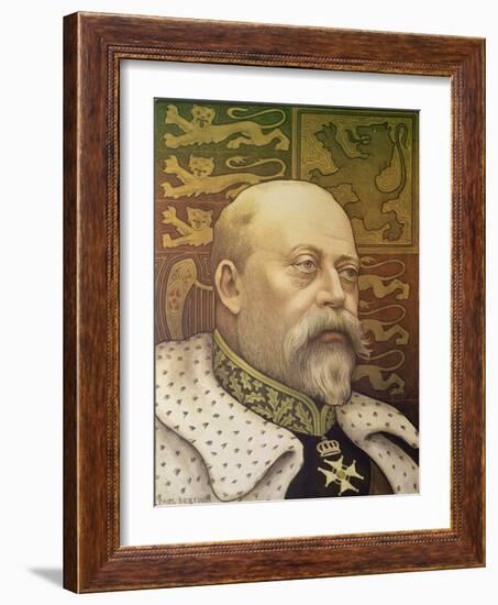 King Edward Vii-Paul Berthon-Framed Giclee Print