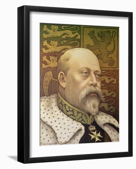 King Edward Vii-Paul Berthon-Framed Giclee Print