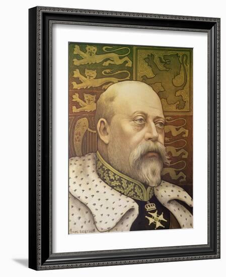 King Edward Vii-Paul Berthon-Framed Giclee Print