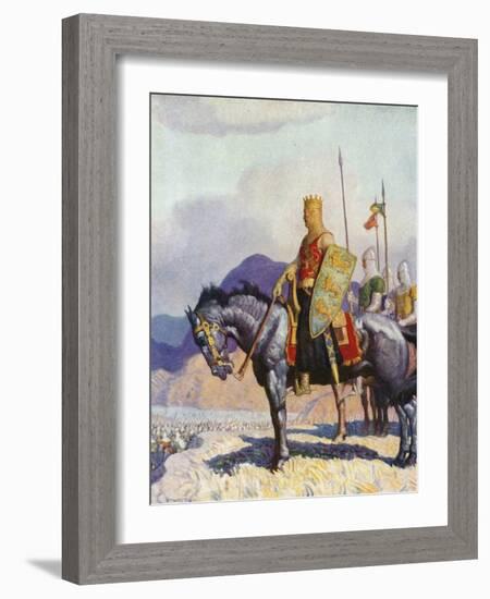 King Edward-Newell Convers Wyeth-Framed Giclee Print