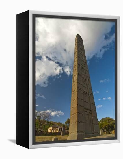 King Ezana's Stele, Northern Stelae Park, Axum, Ethiopia-null-Framed Premier Image Canvas