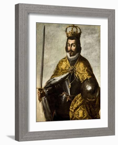 King Ferdinand El Santo, Anonymous, 17Th Century. Oil on Canvas, 115X92. Ayuntamiento De Sevilla-Unknown Artist-Framed Giclee Print