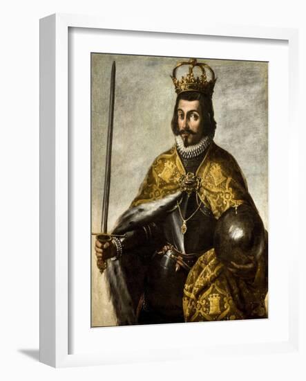 King Ferdinand El Santo, Anonymous, 17Th Century. Oil on Canvas, 115X92. Ayuntamiento De Sevilla-Unknown Artist-Framed Giclee Print