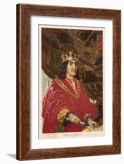 King Ferdinand II of Spain Ruled with His Wife Isabella I-Planetta-Framed Premium Giclee Print