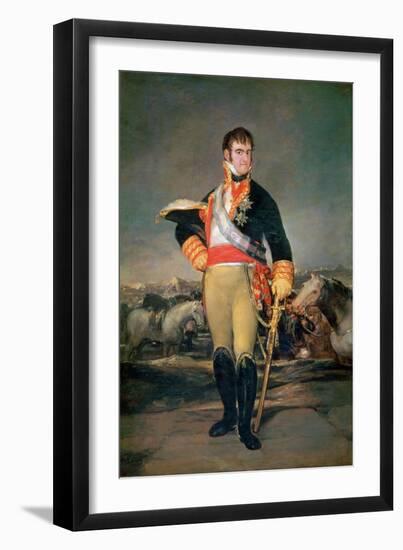 King Ferdinand VII (1784-1833) C.1814 (Oil on Canvas)-Francisco Jose de Goya y Lucientes-Framed Giclee Print