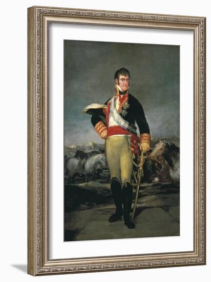 King Ferdinand VII of Spain-Francisco de Goya-Framed Art Print