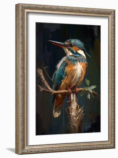 King Fisher I-Vivienne Dupont-Framed Art Print