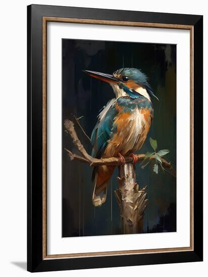 King Fisher I-Vivienne Dupont-Framed Art Print