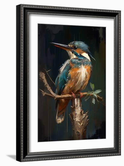 King Fisher I-Vivienne Dupont-Framed Art Print