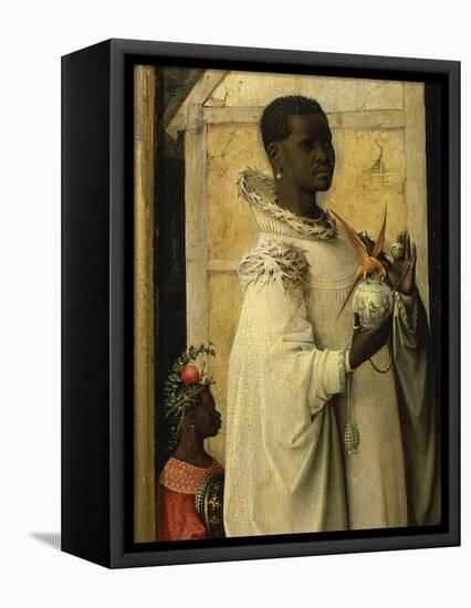 King Gaspard, from Adoration of the Magi, Tripytch, C.1495-Hieronymus Bosch-Framed Premier Image Canvas
