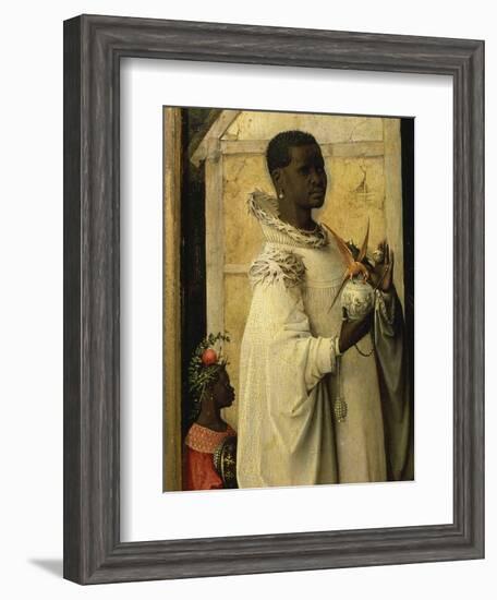 King Gaspard, from Adoration of the Magi, Tripytch, C.1495-Hieronymus Bosch-Framed Giclee Print