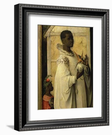 King Gaspard, from Adoration of the Magi, Tripytch, C.1495-Hieronymus Bosch-Framed Giclee Print