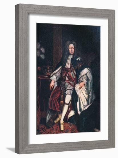 'King George II', 1744, (1911)-Unknown-Framed Giclee Print