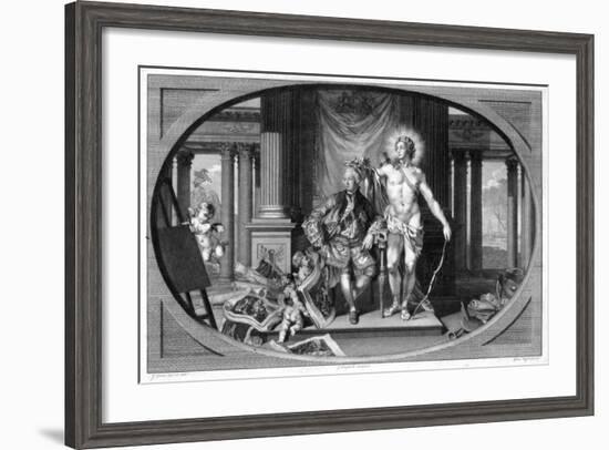 King George III (1738-182), 18th Century-Isaac Taylor-Framed Giclee Print