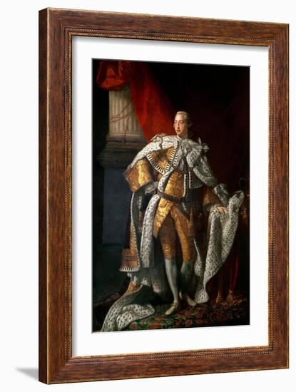 King George III (1738-1820) C.1762-64-Allan Ramsay-Framed Giclee Print