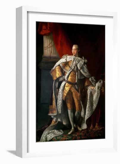 King George III (1738-1820) C.1762-64-Allan Ramsay-Framed Giclee Print