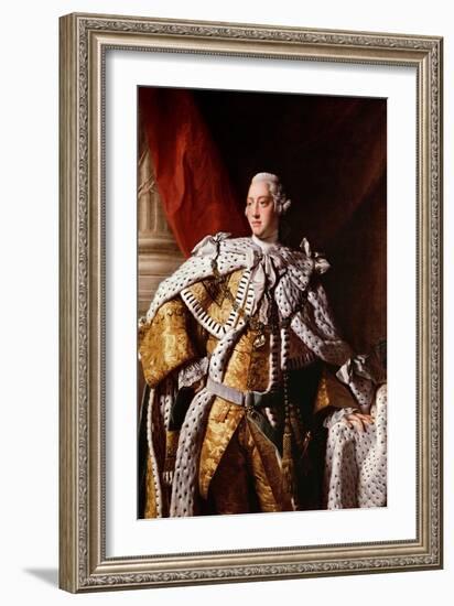 King George Iii, c.1762-64-Allan Ramsay-Framed Giclee Print