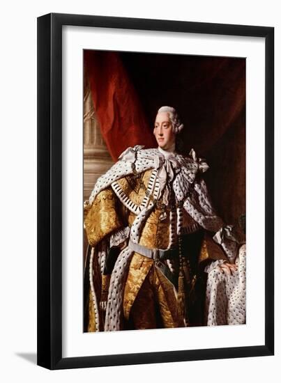 King George Iii, c.1762-64-Allan Ramsay-Framed Giclee Print