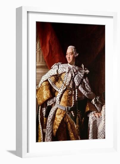 King George Iii, c.1762-64-Allan Ramsay-Framed Giclee Print