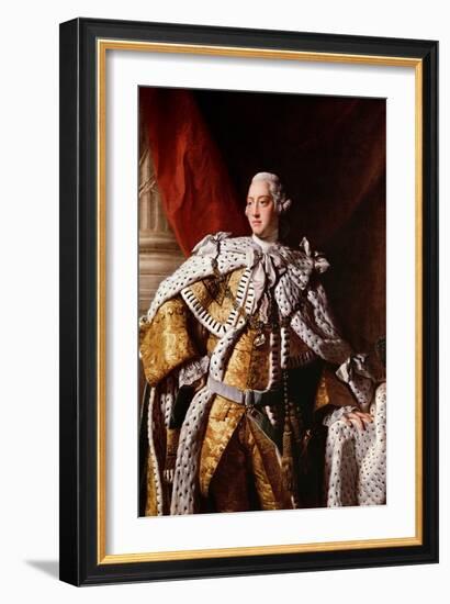 King George Iii, c.1762-64-Allan Ramsay-Framed Giclee Print