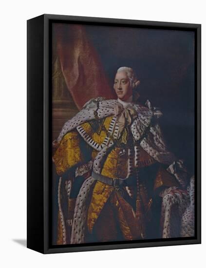 'King George III', c1761-1762-Allan Ramsay-Framed Premier Image Canvas