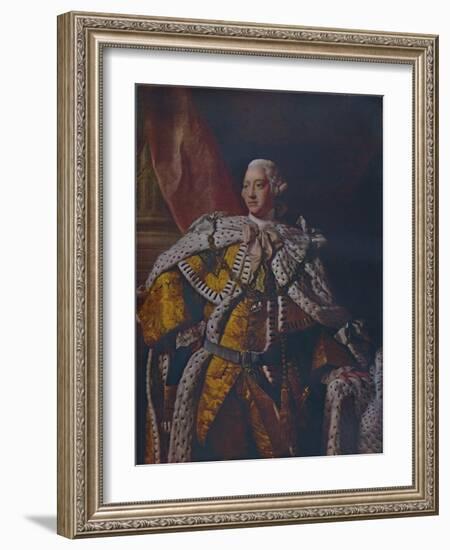 'King George III', c1761-1762-Allan Ramsay-Framed Giclee Print