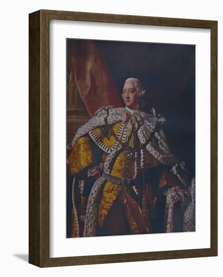 'King George III', c1761-1762-Allan Ramsay-Framed Giclee Print