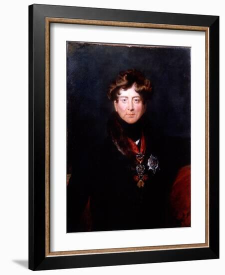 King George IV, 1820s-Thomas Lawrence-Framed Giclee Print