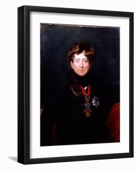 King George IV, 1820s-Thomas Lawrence-Framed Giclee Print