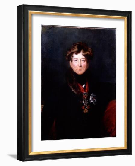 King George IV, 1820s-Thomas Lawrence-Framed Giclee Print