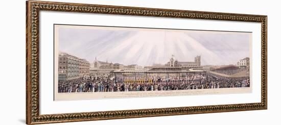 King George IV's Coronation Procession, London, 1821-null-Framed Giclee Print